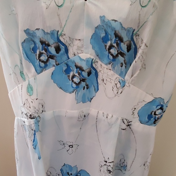 Blue Flower Custom Made Dress - Picture 7 of 8